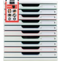 Exacompta Schubladenbox Modulo, 10 Schubladen, AutentiK (A4)