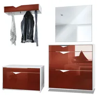 Vladon Kolmio Garderobenset 190 x 185 x 33 cm