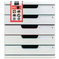 Exacompta Schubladenbox Modulo, 5 Schubladen, AutentiK (A4)