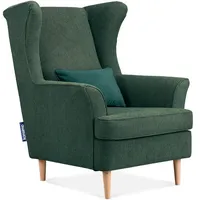 Konsimo Ohrensessel Stralis Webstoff 82 x 108 x 80