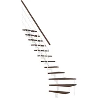 Minka Mittelholmtreppe Style Turn Walnuss Weiß