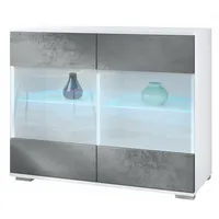 Vladon Kommode Bari V3 (Moderner Küchenschrank, mit 2 großen