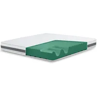 The White Stone Großes Einzelbett Matratze 135x180 Basic, Antibakteriell,