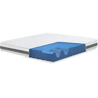 The White Stone Doppelmatratze 155x205 Basic, Antibakteriell, Anti-Milben, Anti-Allergie.|
