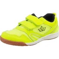 LICO Unisex Kinder Boulder V Hallenturnschuhe, Neongelb Schwarz, 31