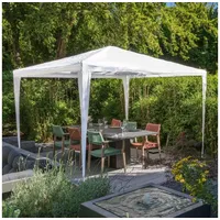 Gravidus Pavillon Faltpavillon Partyzelt Gartenpavillon 3x3m ohne Seitenwände in