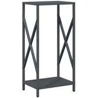VidaXL Brennholzregal Anthrazit 34x25x70 cm Kaltgewalzter Stahl