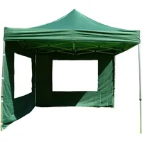 VCM VCM, Pavillon, Aluminium-Faltpavillon grün (300 cm, 300 cm)