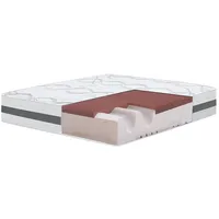 The White Stone Einzelne Matratze 110x205 Memory Foam, Antibakteriell,