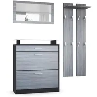 Vladon Loret Garderobe 180 x 200 x 23 cm