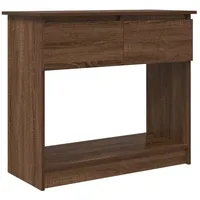 VidaXL Konsolentisch mit Schubladen Braun Eiche-Optik 85,5x38,5x74,5cm