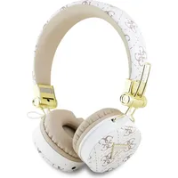 GUESS Bluetooth ENC 4G Triangle Round Shape weiß