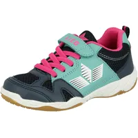 LICO Unisex Kinder Sport Vs Hallenturnschuhe, Marine Türkis Pink,