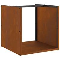 VidaXL Brennholzregal 40x40x40 cm Wetterfester Stahl