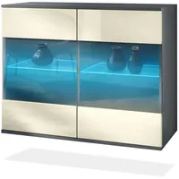 Vladon Kommode Bari V3 (Moderner Küchenschrank, mit 2 großen