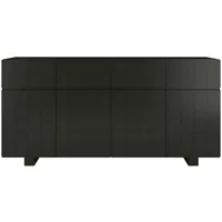 Skandica Sideboard, schwarz , Maße cm, B: 168,9 H: