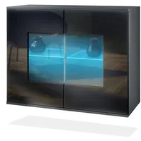 Vladon Kommode Grömitz V3 (Moderner Küchenschrank, mit 2 großen