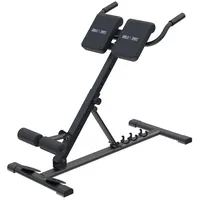 Gorilla Sports Rückentrainer - Klappbar, Verstellbar Hyperextension Bank. Rückenstrecker