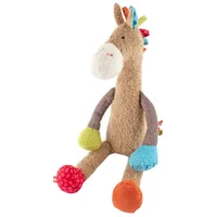 Sigikid Kuscheltier Pferd Patchwork Sweety mittelbraun/Mehrfarbig,OneSize,mittelbraun/Mehrfarbig
