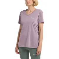 Jack Wolfskin Crosstrail Kurzarm-t-shirt - Wild Blossom - M