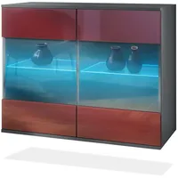 Vladon Kommode Bari V3 (Moderner Küchenschrank, mit 2 großen