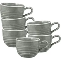 SELTMANN WEIDEN Kaffeetasse 0,26 l Grau 6 St.