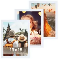 Victor Dali Bilderrahmen 3er Set Weiß 13x18 cm