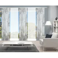 Vision "LIZZA" Gr. 1, grau, B:60cm H:260cm, Polyester, Gardinen,