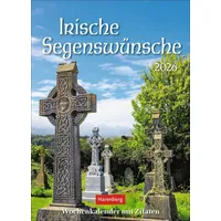 Harenberg Irische Segenswünsche Wochenkalender 2026 - mit Zitaten