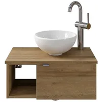 Pelipal Waschtisch-Set Serie 6915-EAN Riviera Eiche Anschlag R 61