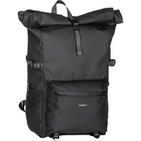 Sandqvist Rucksack Ruben 2.0 Rolltop Multi Black/Dark Green Schwarz