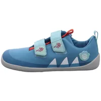 Affenzahn Barfußschuh Lucky Hai Hellblau / Rot 34