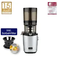 Kuvings Auto8 Slow Juicer silber
