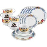 SELTMANN WEIDEN Compact Bayern Kaffeeservice 18-tlg. bunt