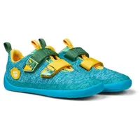 Affenzahn Halbschuh Knit Happy Kreativ Bär für Kinder, blau,