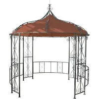 Mendler Pergola Almeria Ø 3 m inkl. 4 Seitenteile