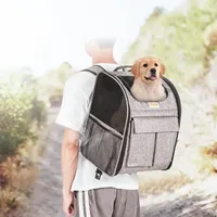 Vevor Hundetrolley Faltbarer Hunderucksack Max.8,1kg Tragfähigkeit Transporttasche aus 600D