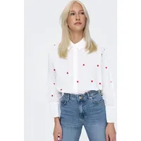 Only Hemdbluse ONLNEW LINA GRACE Weiß L