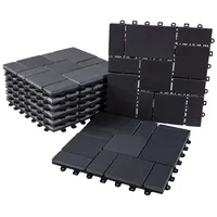 BodenMax Klickfliesen 30x30cm für Terrasse Balkon | wetterfeste Steinplatten