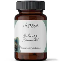 SAPURA Schwarzkümmelöl Kapseln kaltgepresst naturbelassen | 60 Sapura® 36