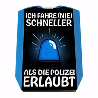 Speecheese Ich fahre (nie) schneller als die Polizei erlaubt