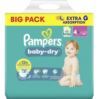 Pampers Baby-Dry Gr. 4+ (10-15 kg) 56 St.