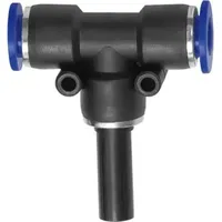 Riegler T-Steckverb., Stecknippel 6 »Blaue Serie«, Schl.- Ø6