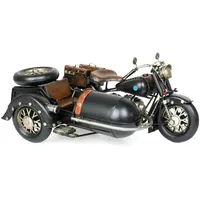 Moritz Motorad mit Beiwagen Chopper Oldtimer Motorrad Modell Metall
