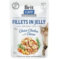 Brit Care Fillets in Jelly 85 Gramm Katzennassfutter 24