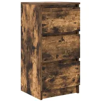VidaXL Sideboard Räuchereiche 37,5x35x76 cm Holzwerkstoff