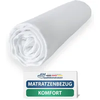 AM Qualitätsmatratzen Hochwertiger Matratzenbezug 150x200cm mit Reißverschluss - 16