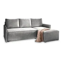 Masseno Ecksofa mit Schlaffunktion L-Form, Sofa mit Bettkasten, Wohnzimmersofa,