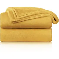 Blumtal Kuscheldecke Gelb, Textil, Rechteckig, 220x240 cm Wohntextilien, Decken,
