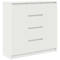 VidaXL Sideboard 100,5 x 98,5 x 35 cm weiß